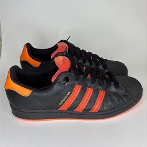 Adidas Superstar Laceless Solar Orange/Black FV3021 Men's Size 47.5 US 12.5